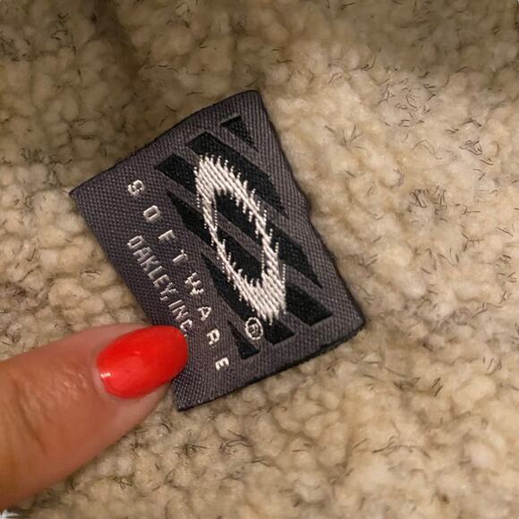 Oakley Software Rare Moscow Trapper Ushanka Aviator Hat Green & Tan Y2K 2000s - Picture 8 of 9